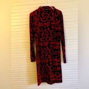 Red and Black Nooworks dress